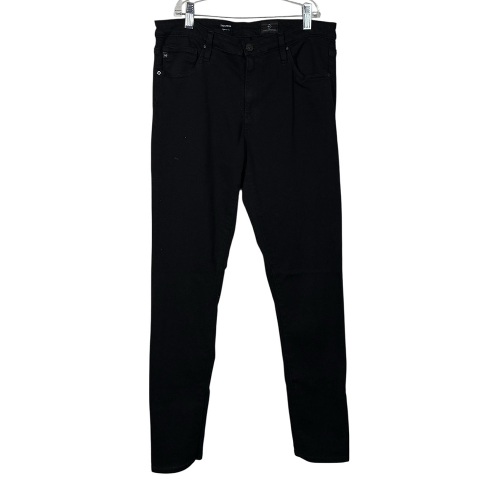 Adriano Goldschmied Black Denim The Prima Cigarette Leg Slim Jeans 30 30x29